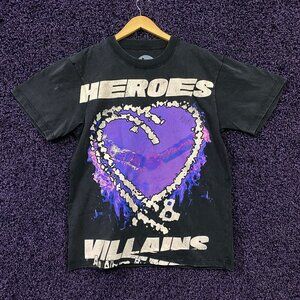 Metro Boomin Heroes and Villains Heart Tshirt size large